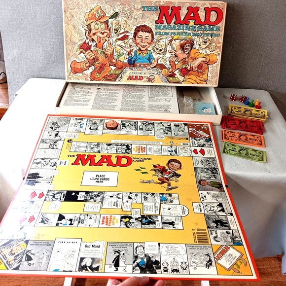Parker Brothers Other - Vintage The Mad Magazine Game Parker Brothers‎ Board Game Complete 70s Toy Funny